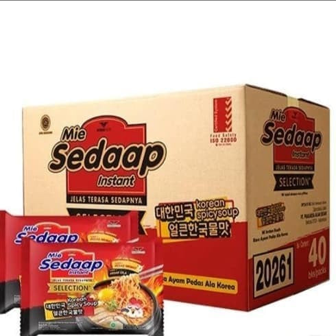 mie Sedaap Instant Selection Korean Spicy Soup 77g - TOKOPOINT.COM