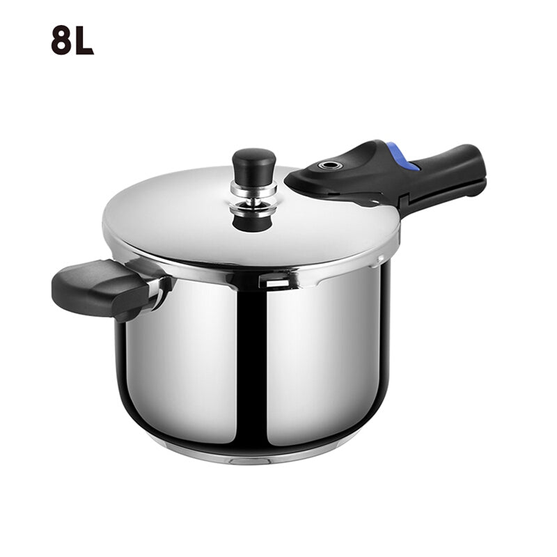 COOKER KING Single Handle Pressure Cooker 304 Stainless Steel