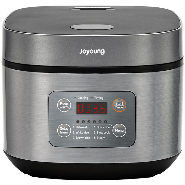 JOYOUNG Rice Cooker Steamer 4L 8 Cups 860W Multi Cooker Non-Stick