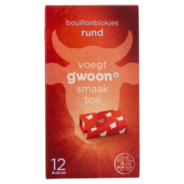 G'woon Bouillonblokjes Rund 120g