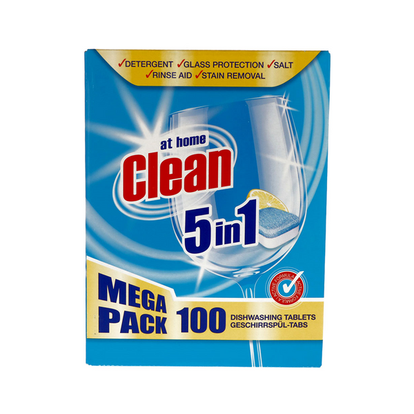 At Home Clean Dishwasher tablets 5 in 1 100 tablets