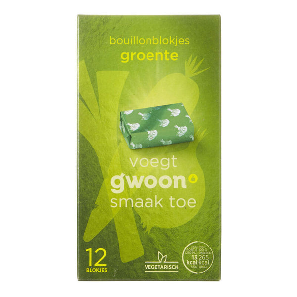 G'woon Bouillonblokjes Groenten 120g