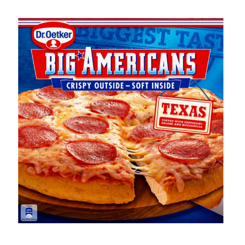 Dr. Oetker Pizza Big Americans Texas 435g – TOKOPOINT.COM