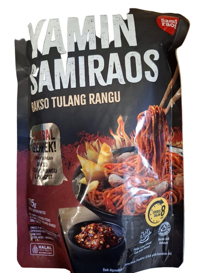 Samiraos Mie Yamin Baso Tulang Rangu 260g