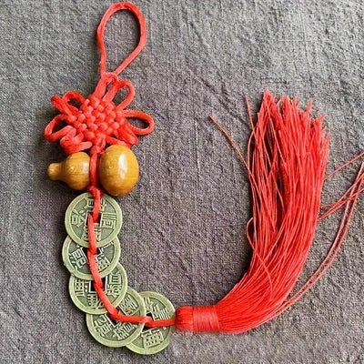 Pendant key Chain Decoration Chinese Feng Shui Wealth Success Lucky Charm