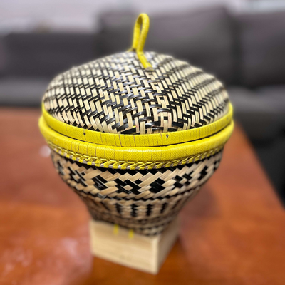 Bakul Rice Basket Batik Premium Hitam Kecil