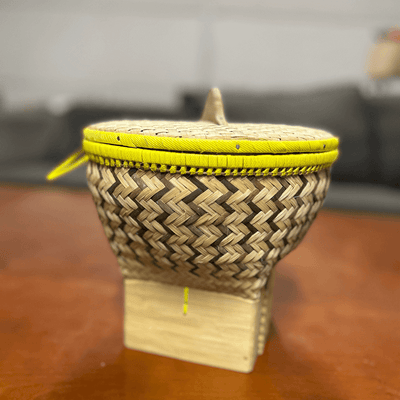 Bakul Zigzag Design With Cover Small