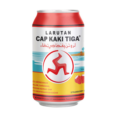 Larutan Cap Kaki Tiga Rasa Strawberry 320ml
