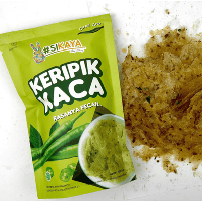 SI Kaya Keripik Kaca Rasa Cabe Ijo 100g
