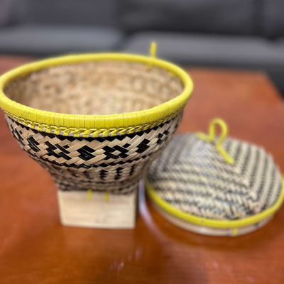 Bakul Rice Basket Batik Premium Hitam Kecil