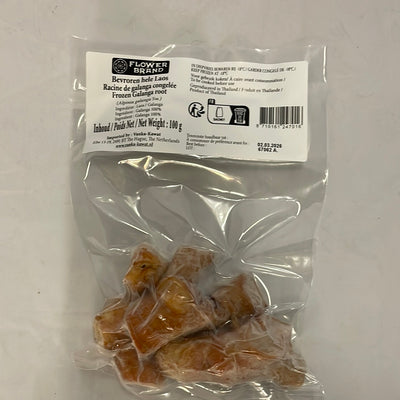 Laos galanga (diepvries)
Flowerbrand Laos Galangal (lengkuas)  frozen 100 gr