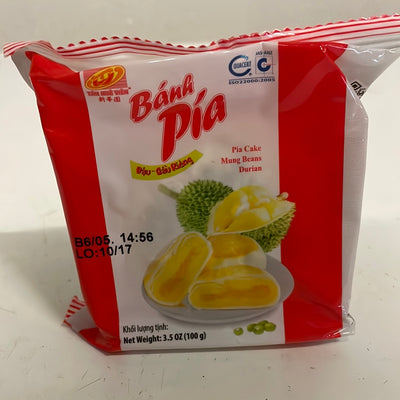 Pia Cake Durian Mungbean 100g