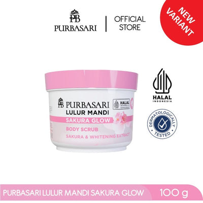 Purbasari Lulur Mandi Sakura Glow 200g