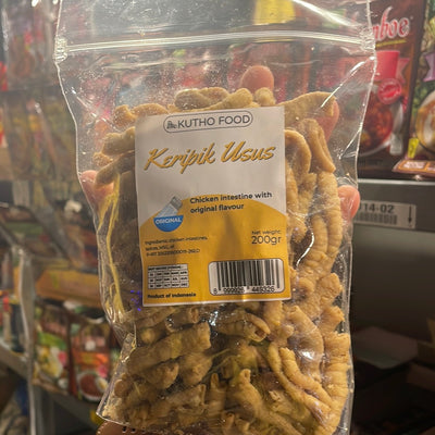 KUTHO FOOD Keripik usus 200 gr