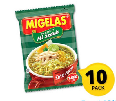 Migelas Rasa Soto ayam  10x28g