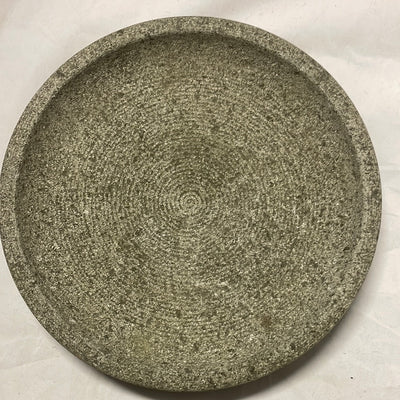 Cobek   Batu  asli tanpa ulekan 24 cm