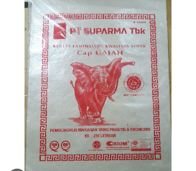 Kertas minyak cap gajah  isi 210 lembar