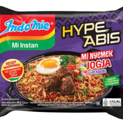 Indomie Mie Instan Hype Nyemek Jogja Rendang 84G