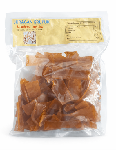 Packaged food product with a visible brand label on a white background