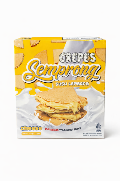 Crepes Semprong Susu Lembang Cheese 12x165g