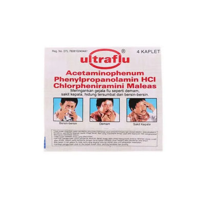 UltraFlu 4 tablets