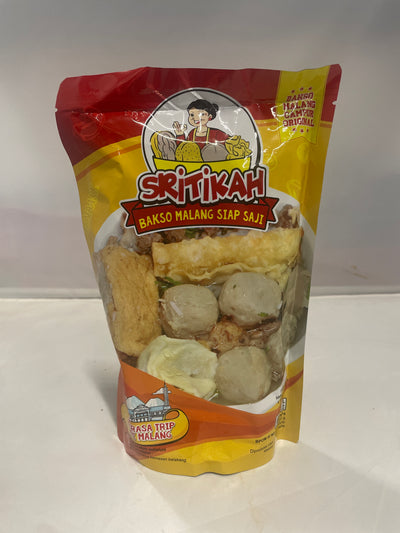 Frozen Sritikah Bakso Malang Siap Saji Original 200g