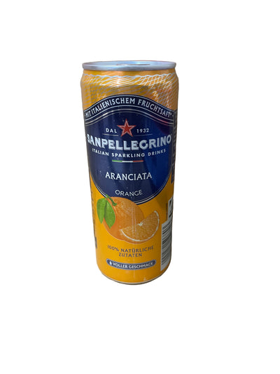Sanpelegrino Italia Sparkling Drinks Aranciata Orange 330ml