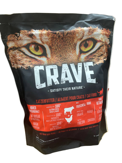 Crave Satisfy Their Natural Katzenfutter Aliment pour chats Cat Food 750g