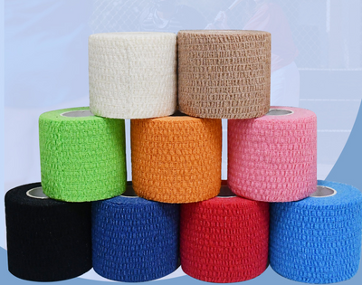 Self Adhesive Bandage 24 Rolls 5CMX4.5M for Sports/Pets Protection