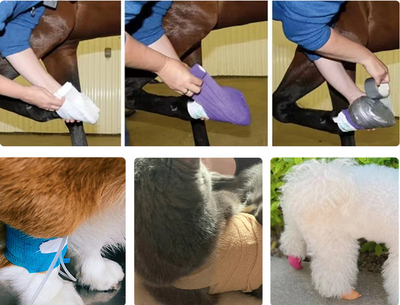 Self Adhesive Bandage 24 Rolls 5CMX4.5M for Sports/Pets Protection