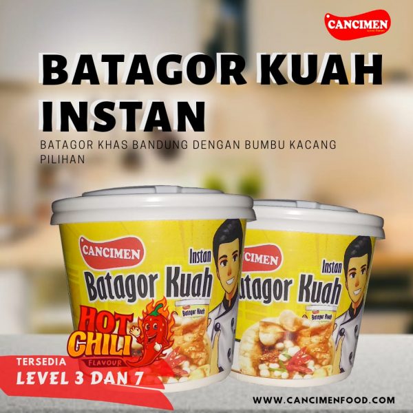 CANCIMEN Batagor Kuah Instant Cup Level 3