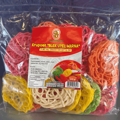 8 Naga Kerupuk Blek Uyel Warna