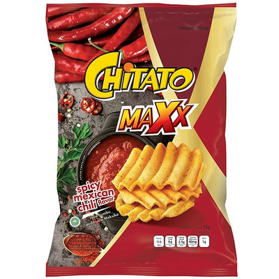 Chitato Potato Chips Maxx Spicy Mexican 55g