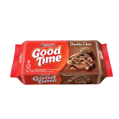 Good Time Cookies Double Choco 72g