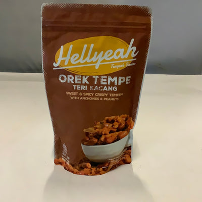 Hellyeah tempeh series orek tempe teri  kacang 200 gr