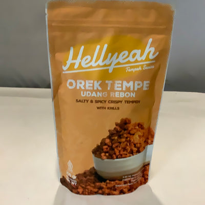 Hellyeah tempeh series orek tempe udang rebon 200 gr