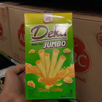 Deka wafer roll jumbo cheesy Durian20x14g