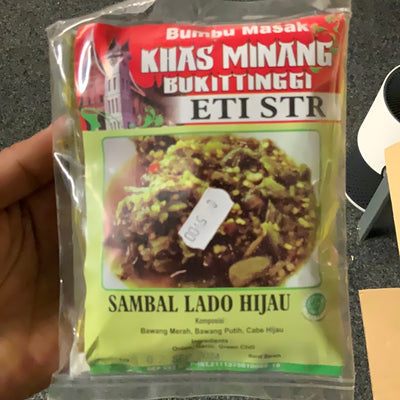 Bumbu Masak Khas Minang Eti Str Sambal Lado Hijau