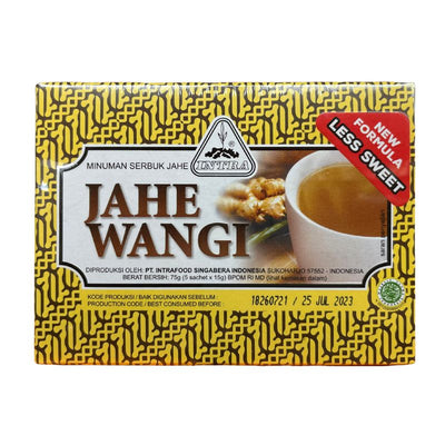 Intra Jahe Wangi Extra Hot & Less Sugar 300g
