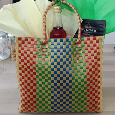 Tas Anyam Lurik Colorful Indonesian Hand Bag