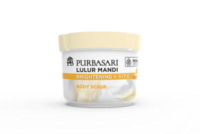 Purbasari Lulur Mandi Brightening Vit E 200g