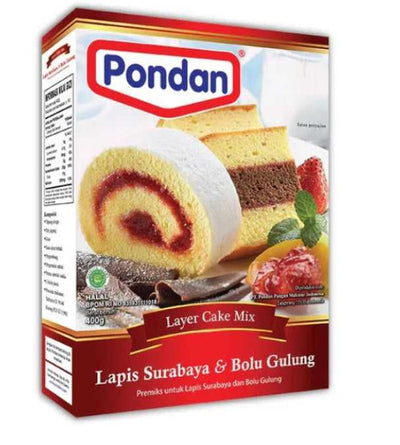 Pondan Lapis Surabaya and Bolu Gulung Cake Mix