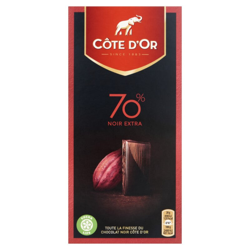Cote D'or Sensation Noir 70% 100g