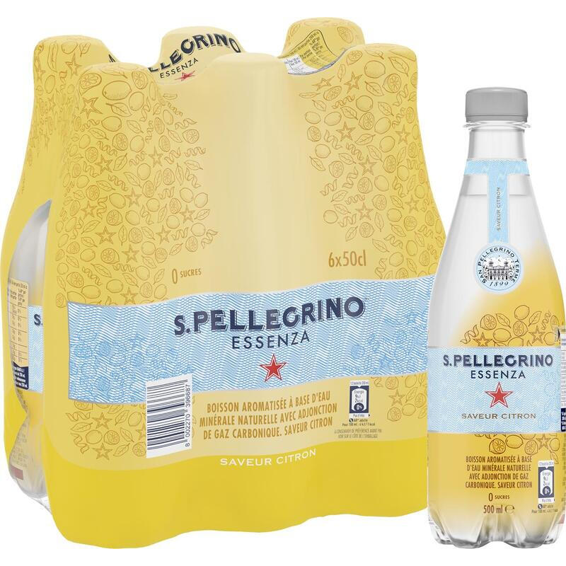 S.Pellegrino Essenza Lemon 6-pack
