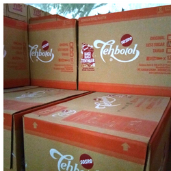 1 box 12 bottles Sosro Teh Botol Jasmine Tea less Sugar 350ml x 12 TOKOPOINT.COM