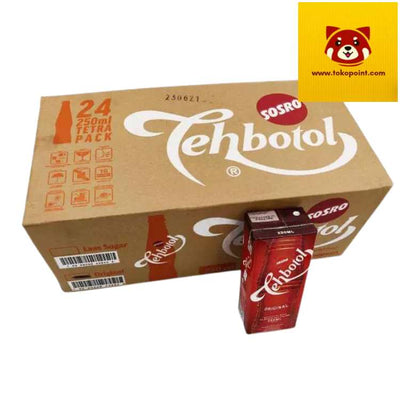 1 box 24 pcs Sosro Jasmine Tea 250ml X 24 TOKOPOINT.COM