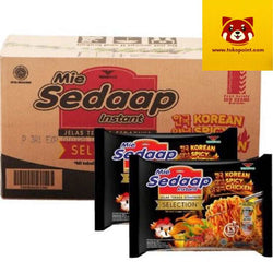 1 box Mie Sedaap Instant Selection Korean Spicy Chicken 40x87g TOKOPOINT.COM
