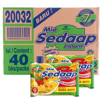 1 box Mie Sedaap Rasa Soto 40x75g TOKOPOINT.COM