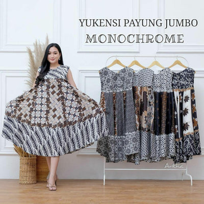 Payung Jumbo Monocrome Style and Sogan with Belt Mutiara