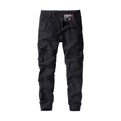 Men's Trouser Scasual Cargo Pants Black L